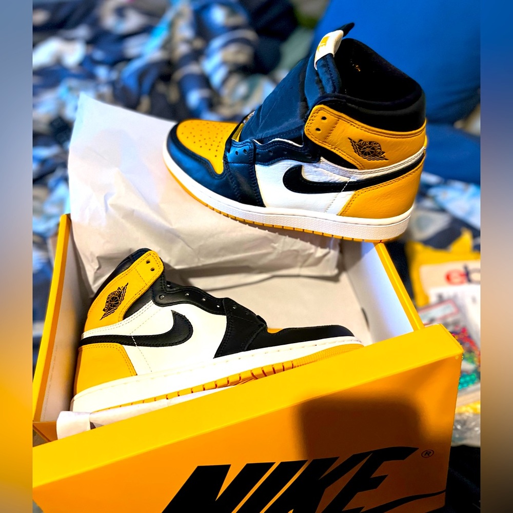 Air Jordan 1 OG Yellow Toe “Taxi” size 6M